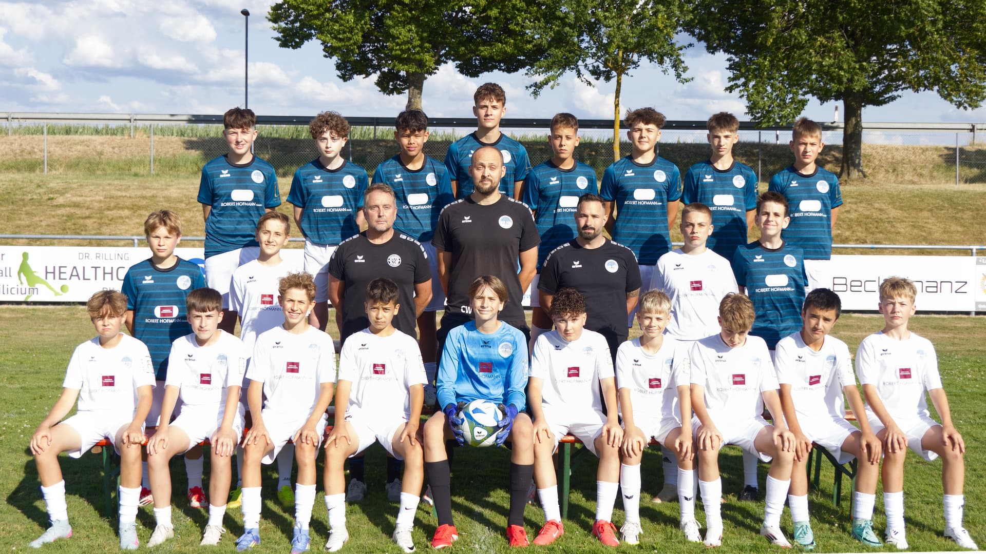 Mannschaftsfoto C-Junioren 2025/26